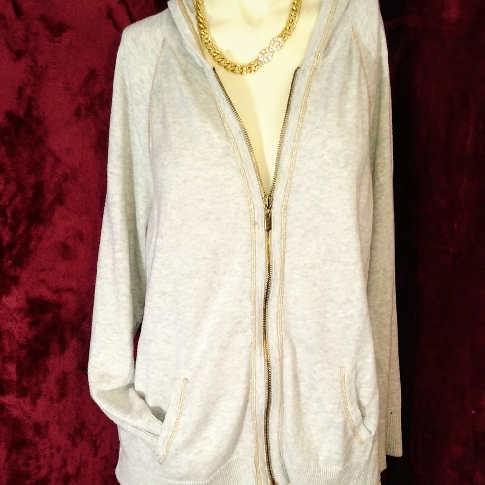 Chico's light gray hoodie
